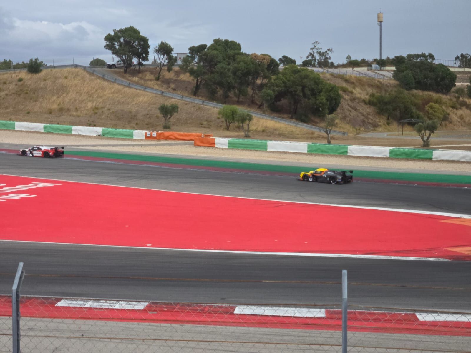 The #74 on track